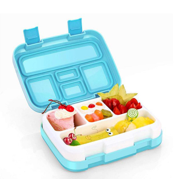 Japanese Portable Lunch Box For Kids School Divide Plate Bento Box Kitchen Dinnerware Leak-proof Camping Food Container Food Box