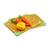 Hot wholesale and retail kitchen supplies bamboo cutting board / block set silicone shot