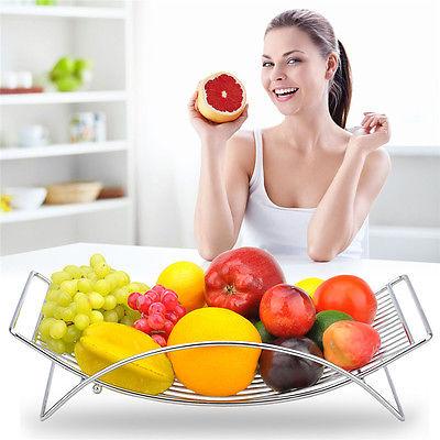 Wholesale-Nifty Fruit Rack Kitchen Holder Basket Storage Bowl Stand Organizer Decor New