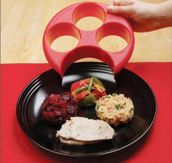 New Brand Meal Measure Weight Loss Diet Portion Plan Control Plate Manage Portion control tool Plate plate