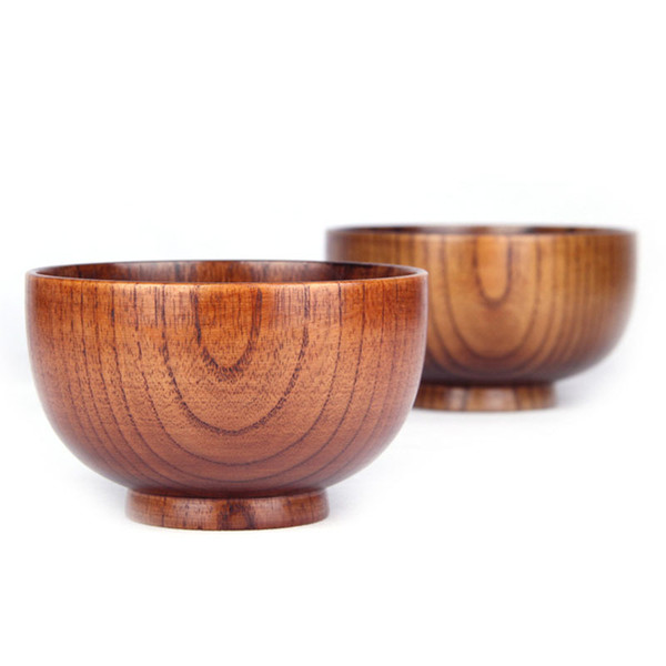 The new bamboo tableware bowl large diameter wood bowl general merchandise wholesale manufacturers home Hotel