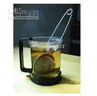 Stainless Steel Tea Pot Infuser Strainer Ball With Handle 80Pcs