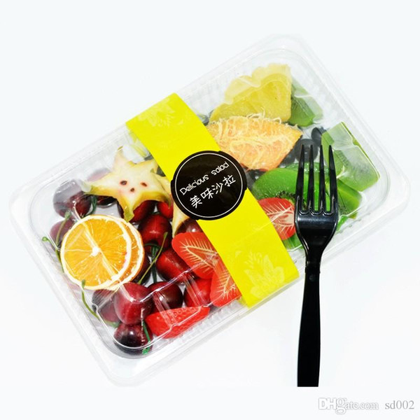 High Capacity Salad Lunchboxes Convenient Meal Storage Containers Safe Healthy Disposable Lunch Box For Take Out Party Supplies 1zq ZZ