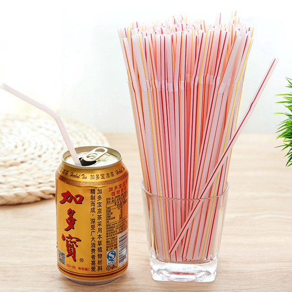 Stretchable Disposable Juice Straw Milk Drinking Straw PP Top Quality Kitchen Tool 100pcs/pack