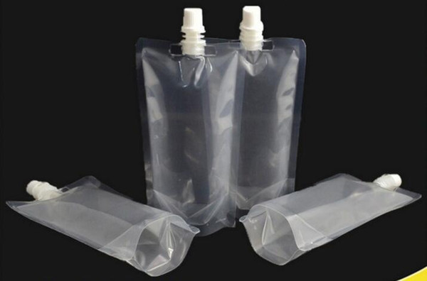 250ml Stand-up Plastic Drink Packaging Bag Spout Pouch for Juice Milk Coffee Beverage Liquid Packing bag Drink Pouch KKA3094