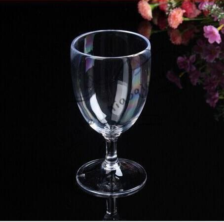 Disposable Champagne Glass Transparent Wine Cups Juice Glass Hard Plastic Environmental Non-toxic 150ml 200ml Clear Thickened