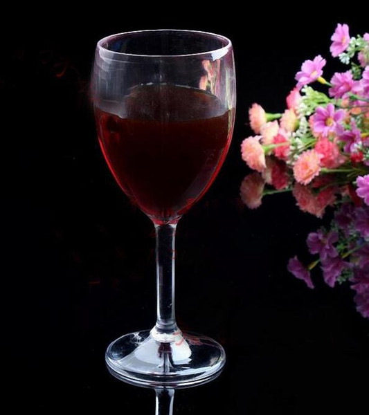 Plastic Wine Cups Disposable Champagne WineGlass Transparent Juice Glass Environmental Non-toxic 150ml 200ml Clear Thickened