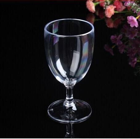 Disposable Champagne Glass Transparent Wine Cups Juice Glass Hard Plastic Environmental Non-toxic 150ml 200ml Clear Thickened