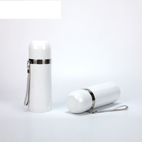 blank water cups for sublimation stainless steel vacuum cup thermal transfer printing DIY personalized gifts can thermal insulation