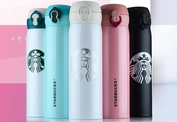 450ml 350ml Classic Travel Tumbler Mug Stainless Steel Starbucks Coffee Cup for Hot Cold Drinks Double Wall Water Bottle Boy Girl Gift A97