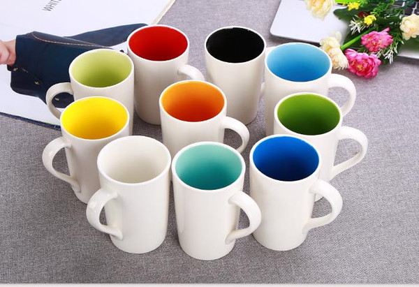 2018 TOP SALE Couple Cup Water Drinking Beer Coffee Mug Ceramic Tea Milk Cup with Handle Hydration Gear a742