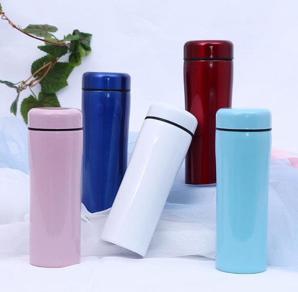 2018 Drinkware Cola Bottle Water Cup Stainless Steel Thermos Insulation 380ml Vacuum Sports Coke Travel Mugs kettle A720