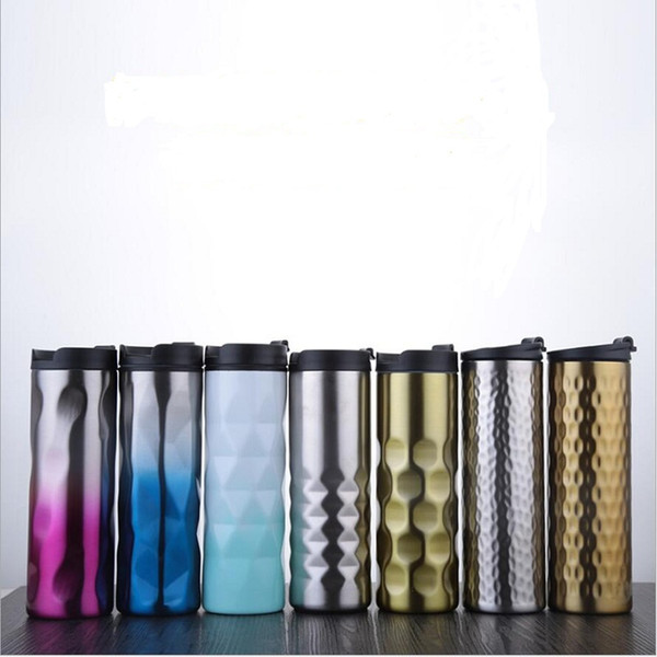 new Eco Friendly 304 stainless steel Vacuum cup bounce high-end business water cup gift customization coffee cup wholesale free shipping