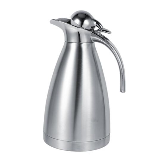 2L Stainless Steel Hot Water Bottle Double-Wall Vacuum Insulated Pot Coffee Pots Thermal Carafe Insulation Jug Flask