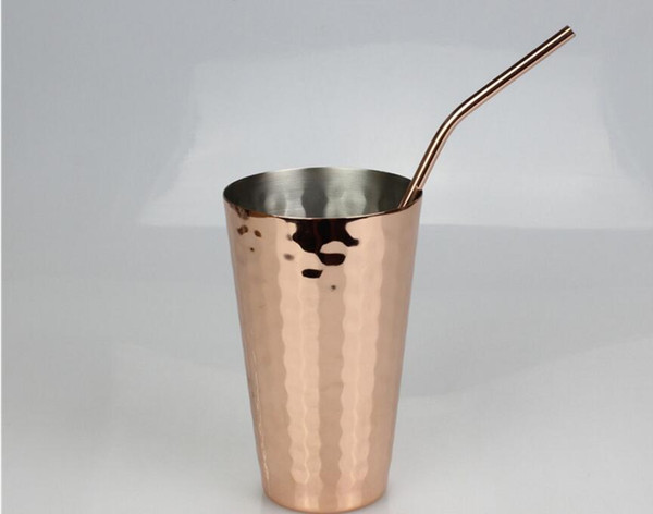 Hotsale Copper Mug Stainless Steel Beer Coffee Cup Moscow Mule Mug Hammer poi
8000
nt Rose Gold Hammered Copper Plated Drinkware