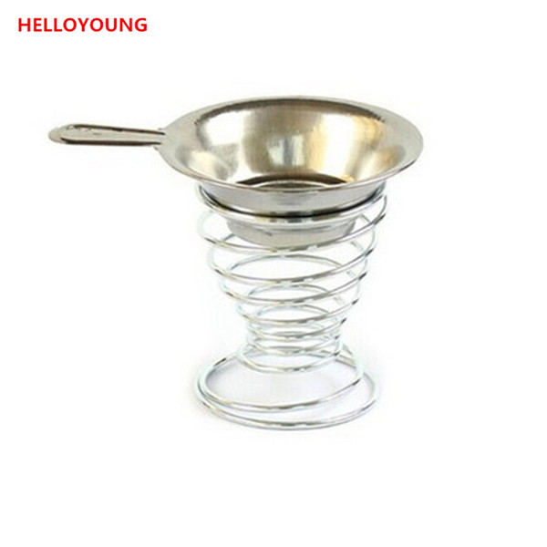 CJ184 Spring stainless steel 1 pc tea strainers tea strainer filter holder Drinkware Accessories