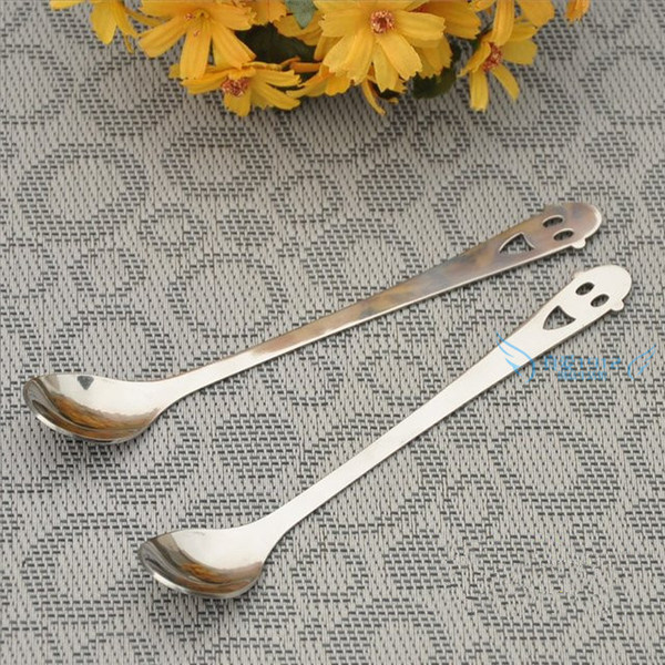 Stainless steel soon smile face tea spoon coffee spoon wholesale