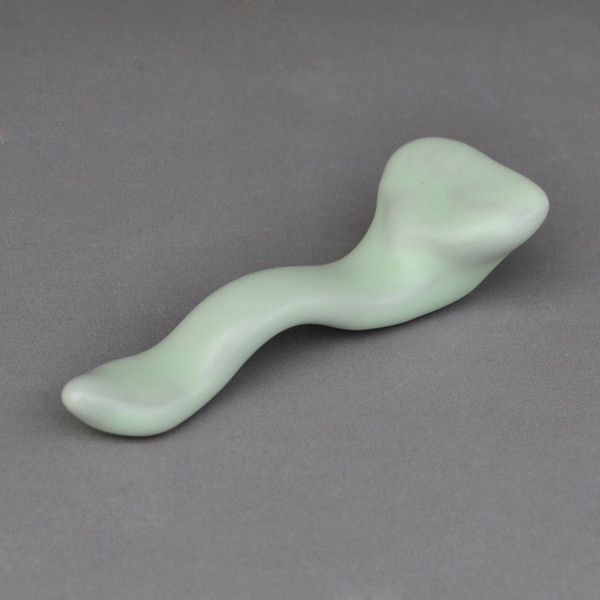 Sky blue Ruyao poercelain tea brusher/washer holder