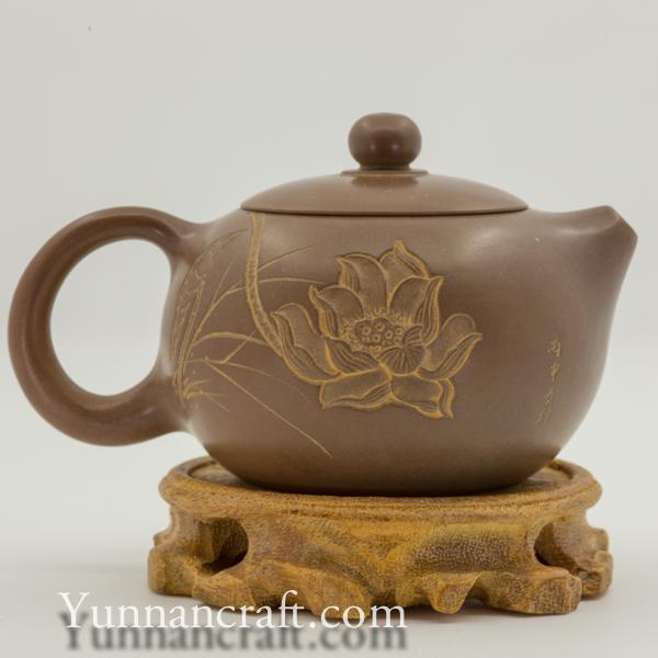 Luo Hua 230ml - Nixing tea pot from Guanxi