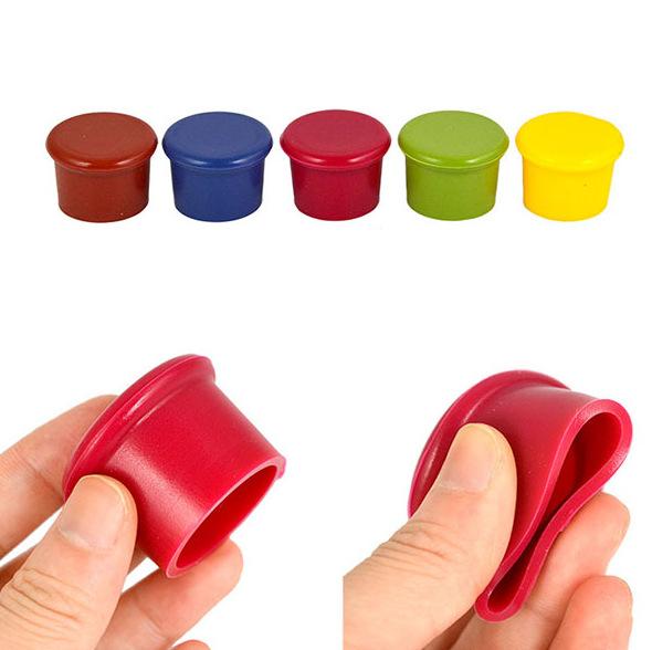 New 3.5*2.6CM Silicone Beer Bottle Caps 6 Colors Sealing Plugs Wine Cover Corks Lids Flip Tops