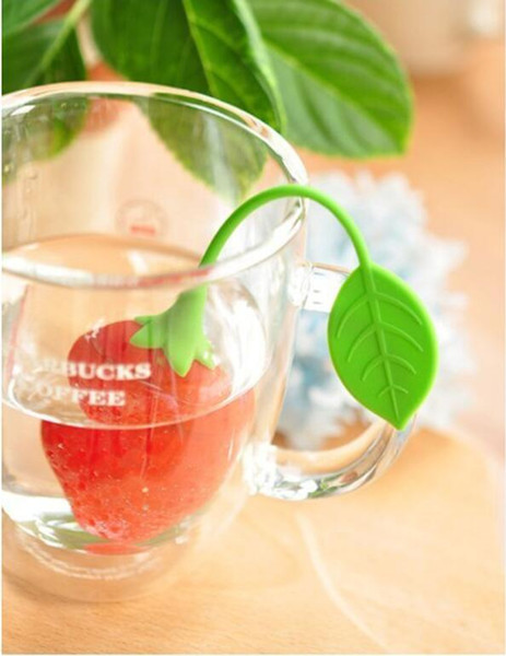 Silicone Tea Infuser Leaf With Lemon And Strawberry Shape Tea Infusers With Food Grade Silicon Made Tea Bag Filter, Wholesale Cheap Price