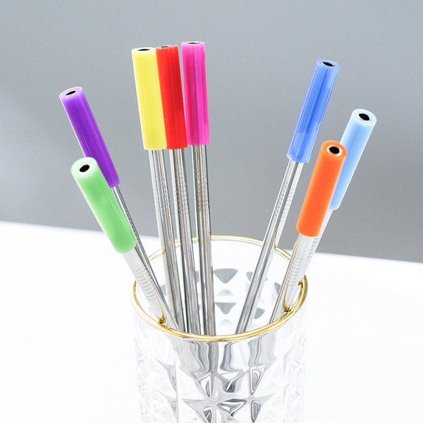 Straw silicone Sleeve Food Grade For 304/316 stainless Steel Straw Anti-tooth Collision