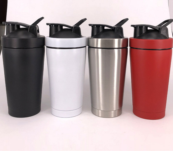 Mugs milkshake cup Tumbler custom double layer mixing cup 304 stainless steel vacuum flask shake cup