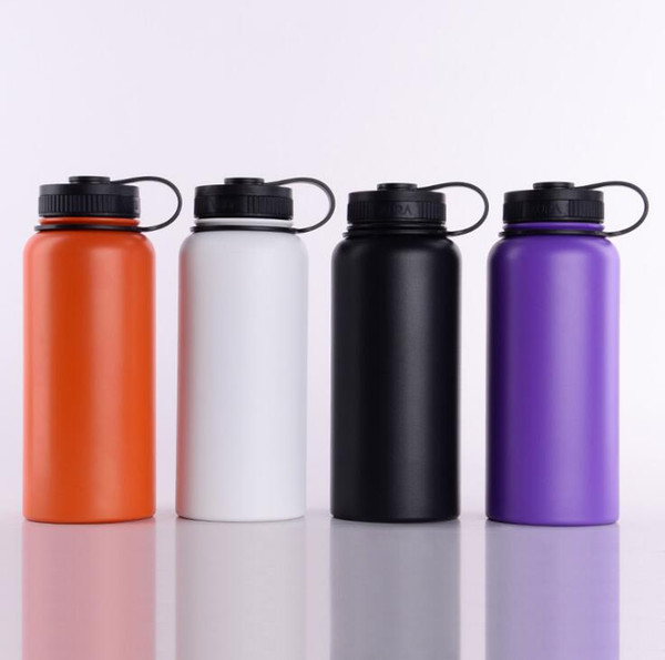 32oz/40oz Vacuum water bottle Insulated 304 Stainless Steel Water Bottle Wide Mouth big capacity travel water bottles