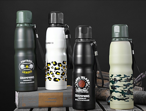 304 stainless steel vacuum flask vacuum sports pot inside travel bottle portable insulation pot factory direct sales