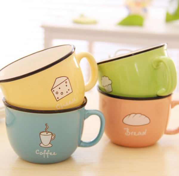 Thicken mug ceramic coffee cup Japanese personality couple cups ceramic cup parent-child milk tea cup wholesale