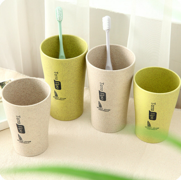 Water Cup Home Health Wheat Straw Green Water Cup Wash Cups Wholesale Creative Travel Brushing Cup