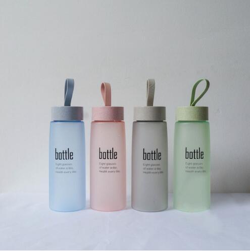 Water Bottle Plastic Sport Scrub Leak Proof Drinking My Bottle Portable Fashion Drinkware Tour Bottles for Lovers H1094