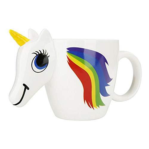 3D Unicorn Mug Coffee Cup Ceramic Color Changing Mug 300ml Creative Mugs And Cups For Tea And Coffee Travel Drinkware