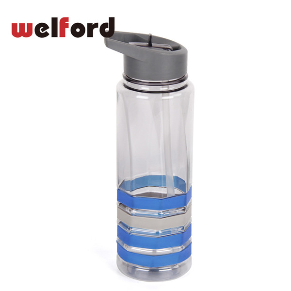 730ml Sports Water Bottle Tritan Tour sport bottle for water Unicorn Silver Electroplate drinkware Bike bpa free