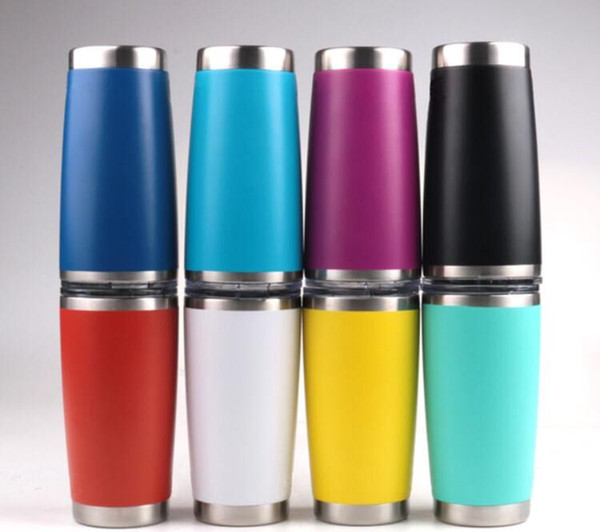 600ml Tumbler Stainless Steel Cup With lid Double Wall Vacuum Large Capacity Sports Mugs Travel Water Bottle