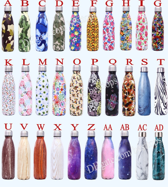 New Listing 17oz 500ml Cola Bottle Army Emotion Cute Vacuum Stainless Steel Tumbler Thermos Water Bottle Coke cup