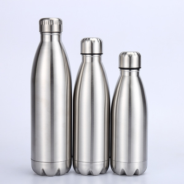 350/500/750ml Stainless Steel tumbler Mug Cola Bottle Double Wall Vacuum Insulated Flask Sport Travel Thermos Water Cup