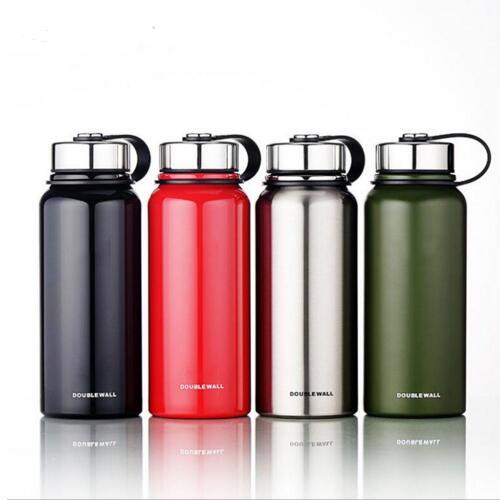 800ML Stainless Steel Thermos Vacuum Flask Water Bottle Sports kettle Wide Mouth big capacity travel water bottles