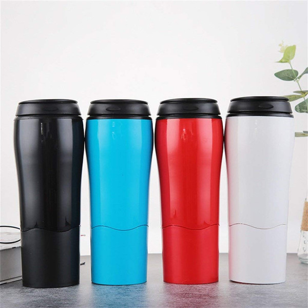 Magic tumbler cup with innovative push do not pour easily take sport water cup Office car coffee Mug 470 ml