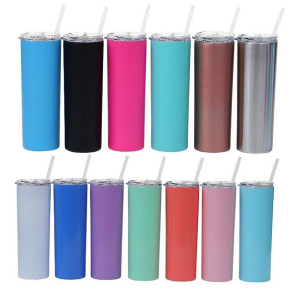 Stainless Steel Coffee Mugs with Lids and Straws Vacuum Insulated Tumblers Straight Water Bottles Beer Cups Coffee Mugs Glasses