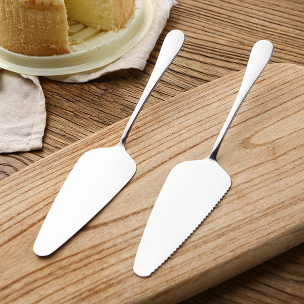 2 Pcs/lot Cake Pizza Cheese Shovel Knife Stainless Steel Baking Cooking Tools or Ice Cream Server Western Knife Turner Divider