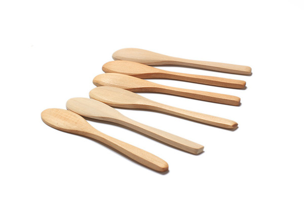 DHL New fashion creativity 5 styles household small wooden spoon High-quality soup spoon durable Coffee spoon