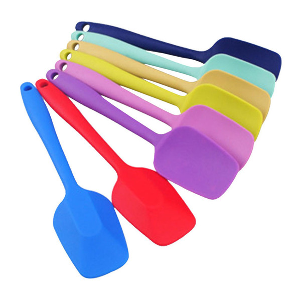 Silicone Spoon Utensil Heat Resistant Non-Scratch Spatula Cooking Baking Silicone Spoon Tools XN842