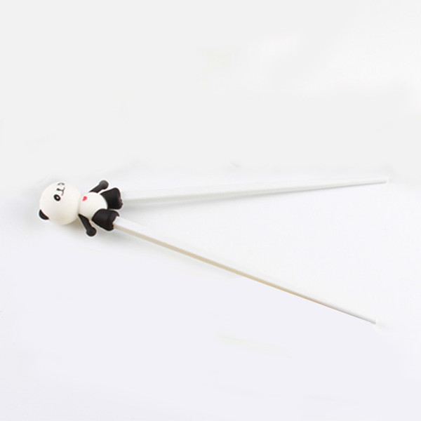 1 pair Kids Children Training Chopsticks Silicone Panda Helper Learning Gift Toy