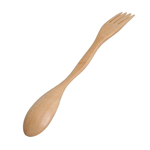 Wholesale- New Style Wooden Wood Spoon Fork Cooking Dining Utensil Chinese Long Handle Cutlery