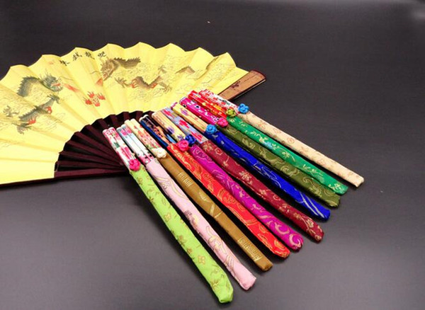 wholesale free shipping Natural Bamboo Chopsticks Traditional Vintage Handmade Chinese Dinner Eco-friendly Hashi Individual Classic Wrapped