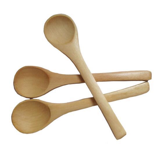 1Set/3PCS Children Kids Home Kitchen Cooking Tool Wooden Rice Meal Scoop Catering Spoon Free Shipping