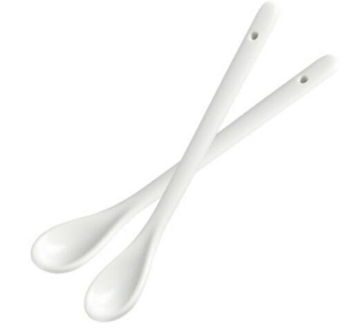 White Porcelain Long Tea Coffee Dessert Spoons Tea spoons 17cm Milk Hot Drink Spoon Stirrer Stir Fast Free Shipping