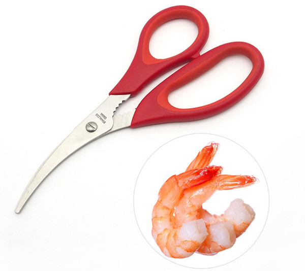 QiDian Creative household item Popular Lobster Shrimp Crab Seafood Scissors Shears Snip Shells Kitchen Tool Popular