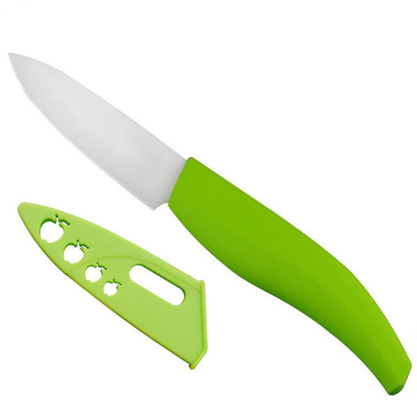 brand 4'' inch kitchen vegetable ceramic knife with Scabbard